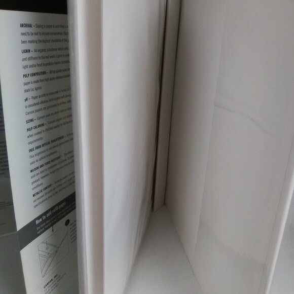 Canson Art & Photo Memory Album 20 Pages Color White Brand New - Picture 3 of 8